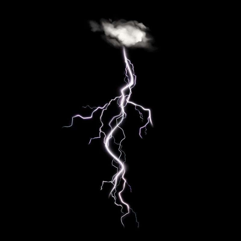 Idée cadeau d'éclairage Lightning Bolt Graphic
