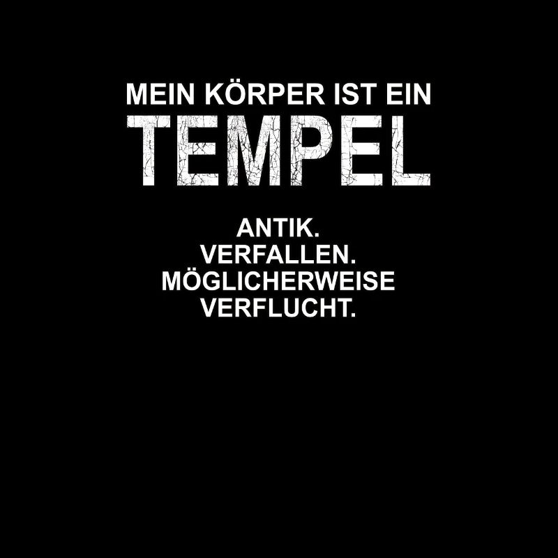 Mein Körper ist ein Tempel Training Fitness Eis