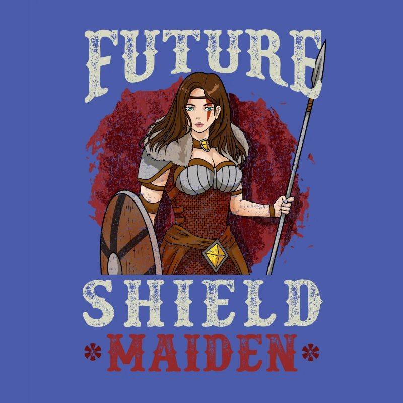 Wikinger Mädchen Geschenk - Future Shield Maiden