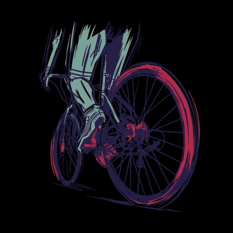 Vélo de course sprinter course cyclisme