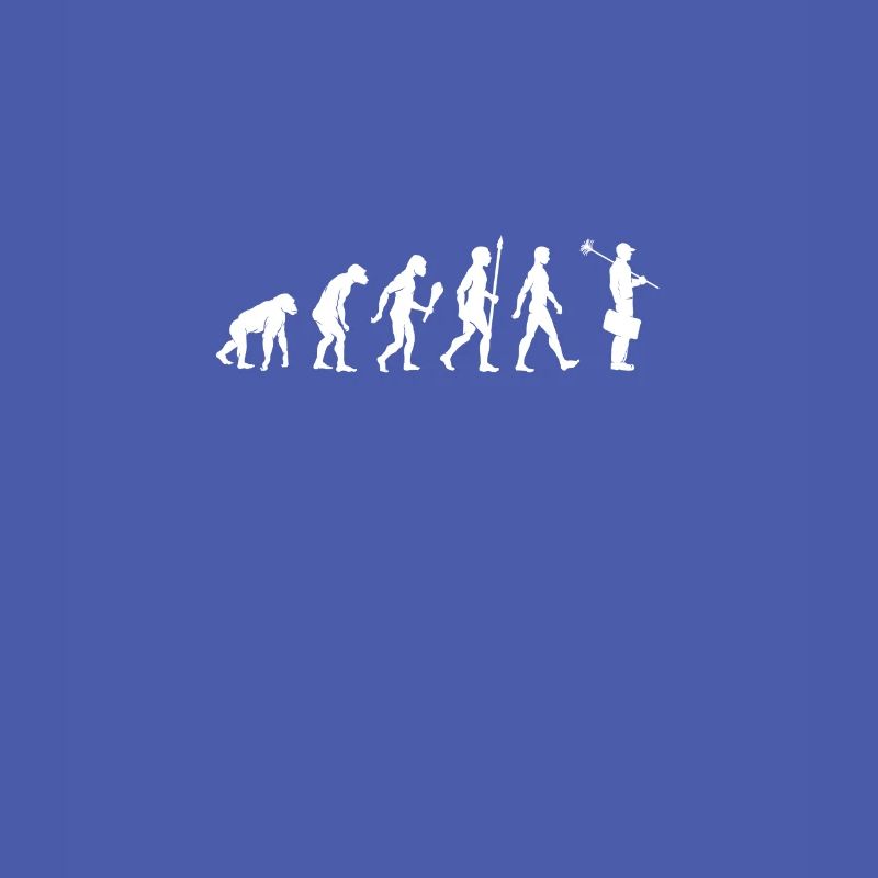 Lustige Schornsteinfeger Evolution Geschenkidee