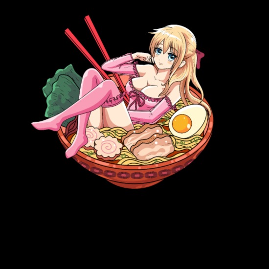 Ramen Anime Girl Sexy Noodle Soup Otaku Weeb' Retro Bag | Spreadshirt