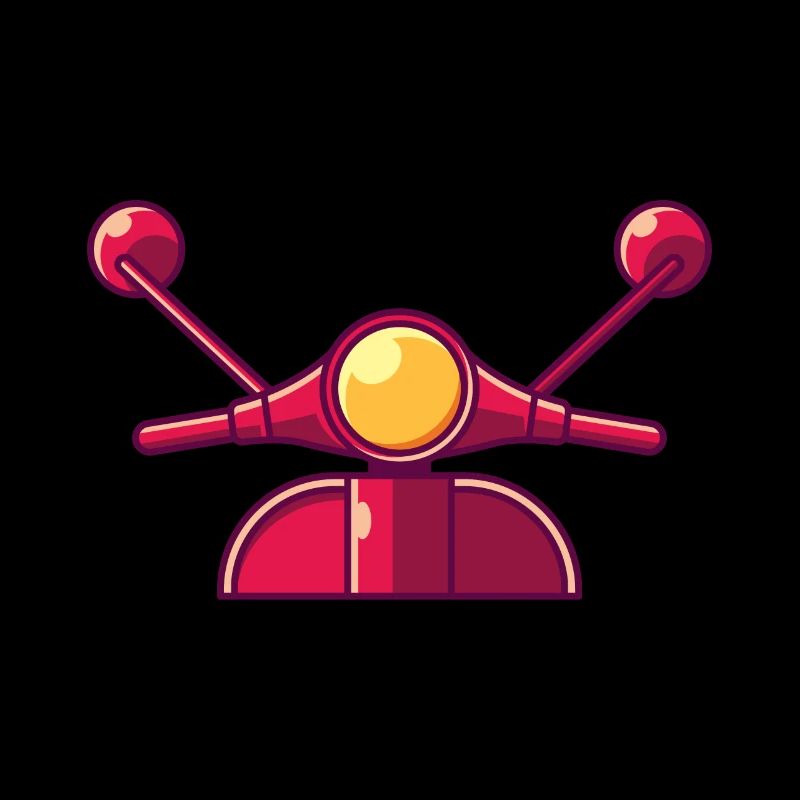 ROLLER RETRO Scooter Gift Moped Scooter Rider