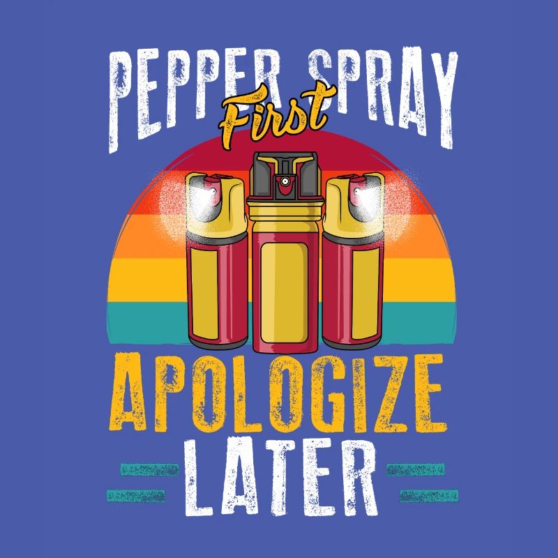 Pepper spray first, apologize later. Antisozial