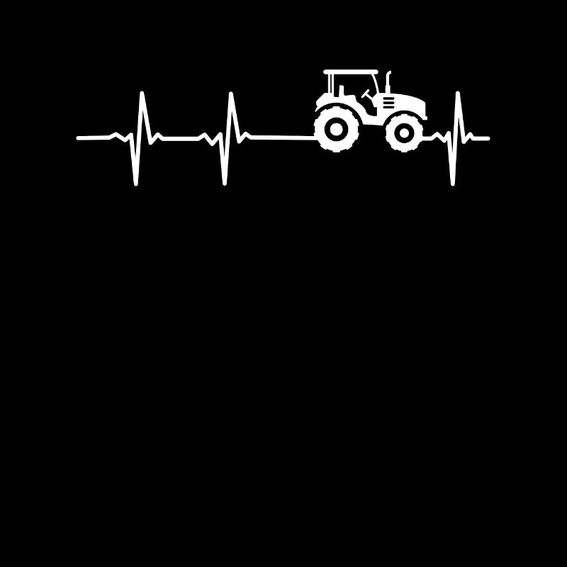 Traktor Herzschlag Trekker Bauer Feld Geschenk