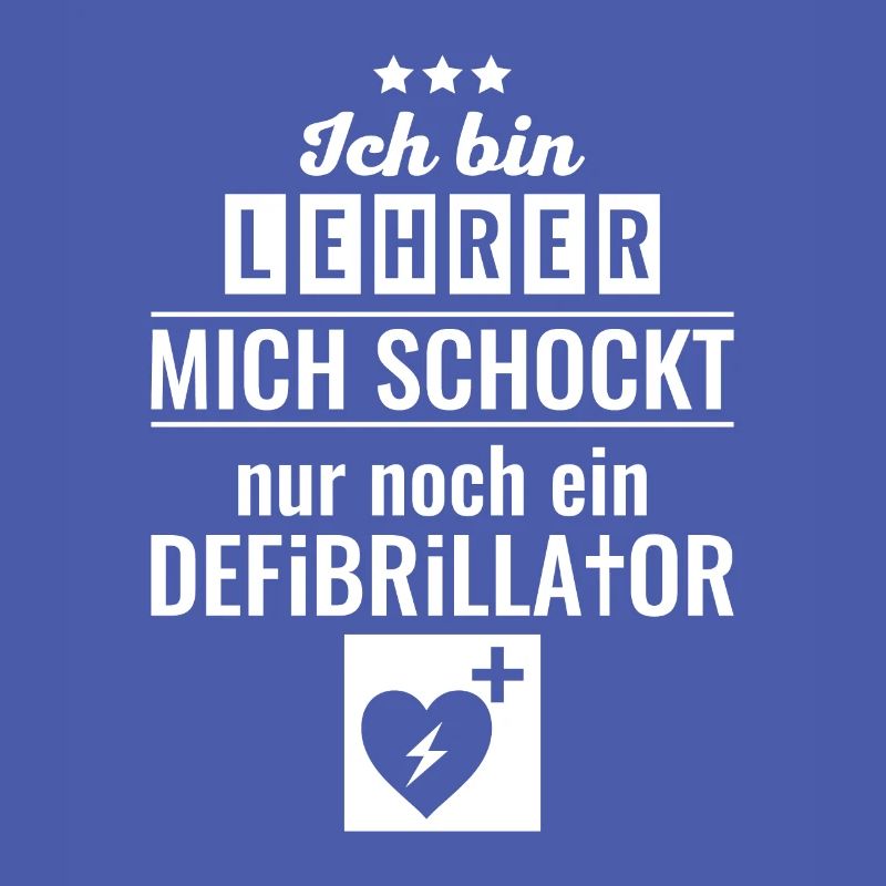 Lehrer defibrillator Geschenk Schule Professor
