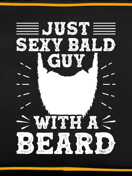 Bearded bald man