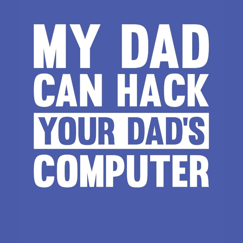 Hacker Code Ordinateur papa Sort cadeau