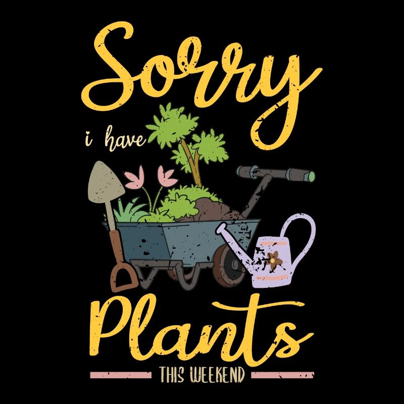Gardener plants tomato watering can saying gift