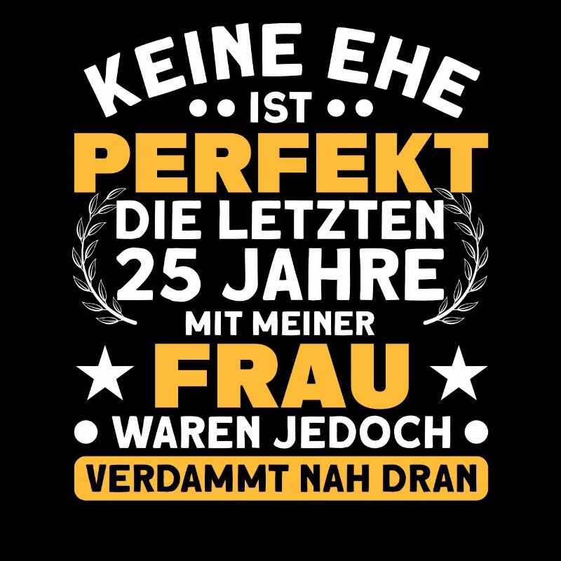 Ehepaar 25. Hochzeitstag Silberhochzeit