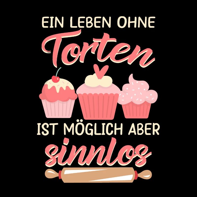 Schöner Kuchen backen Spruch, Konditorin Geschenk