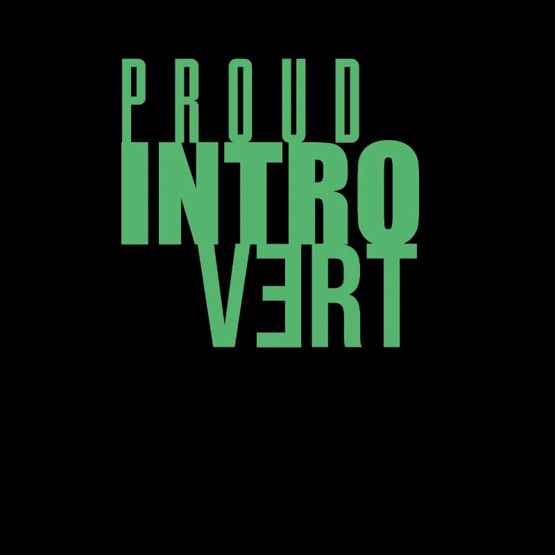 Stolzer Introvertierter Schüchtern Introvertiert