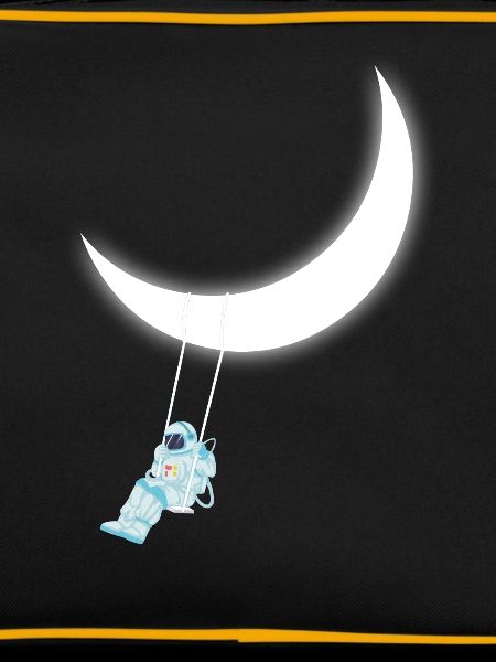 Astronaut swing moon