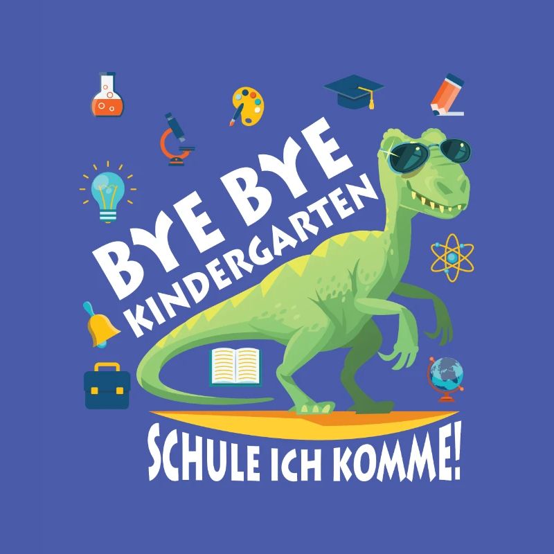 Bye Kindergarten Abschied 1. Klasse Jungs Mädchen