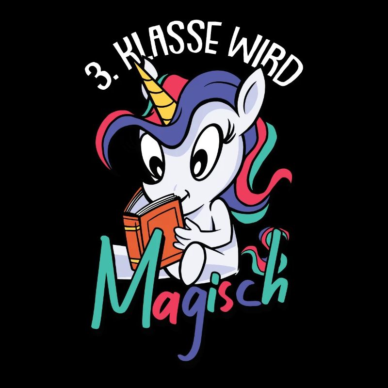 3. Klasse Schule Grundschule Einhorn Geschenk