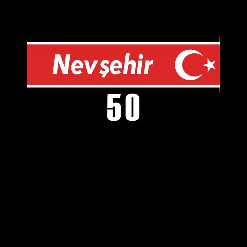 50 Nevsehir Turkish license plate as a gift