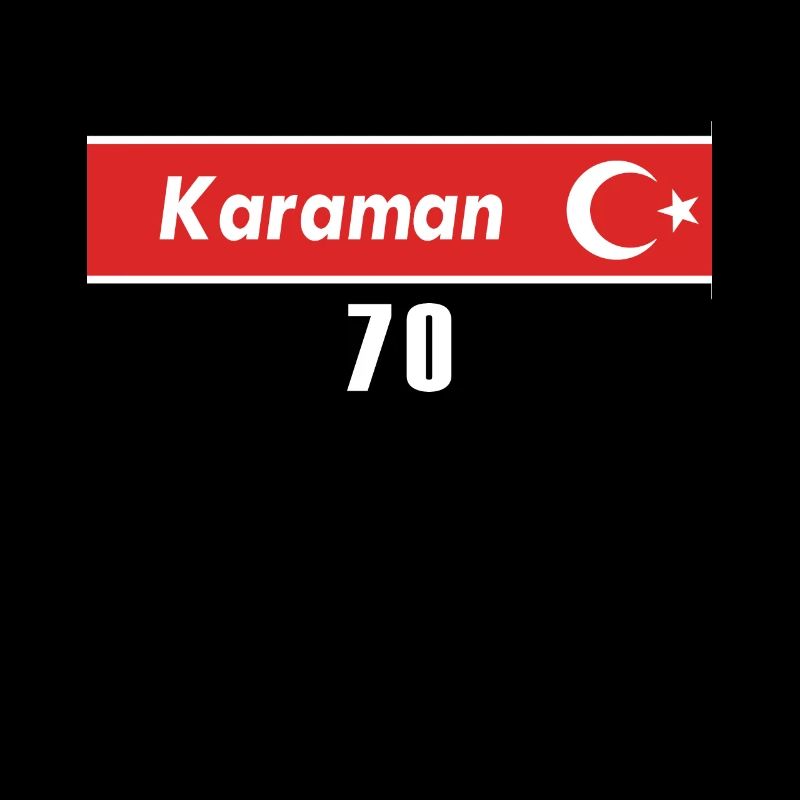 70 Karaman Turkish license plate as a gift