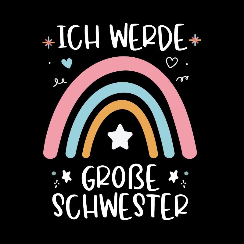 Ich werde Große Schwester Nachwuchs Ankündigung