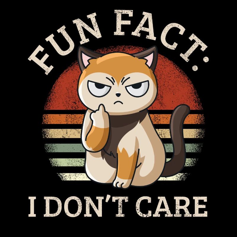 Fun Fact I Dont Care Funny fact i don't care tee