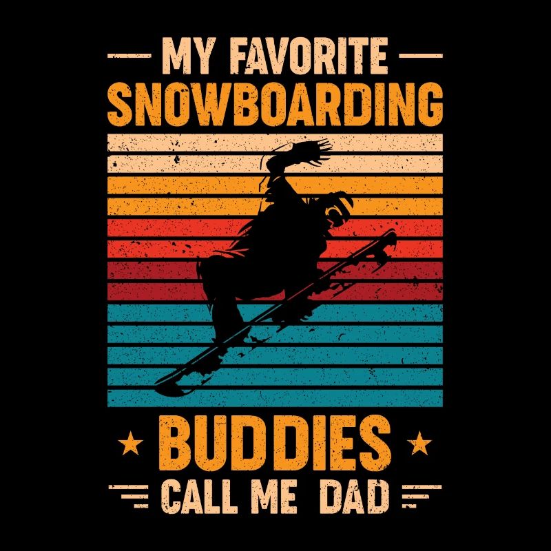Mes copains de snowboard préférés m’appellent papa