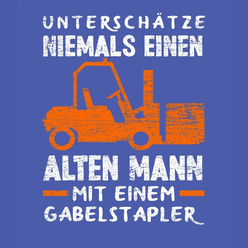 Staplerfahrer Alter Mann