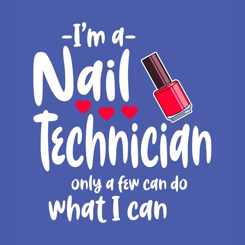 Nail technician work