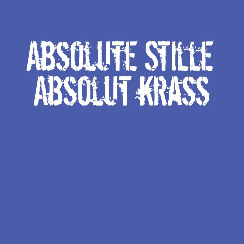 absolute Stille absolut Krass Geschenk