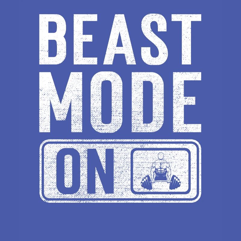 Bodybuilder Geschenk Beast Mode on