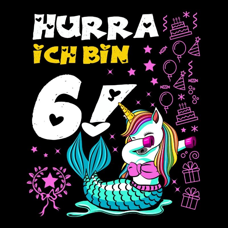 6. Geburtstag Mädchen Geschenk Einhorn Tochter