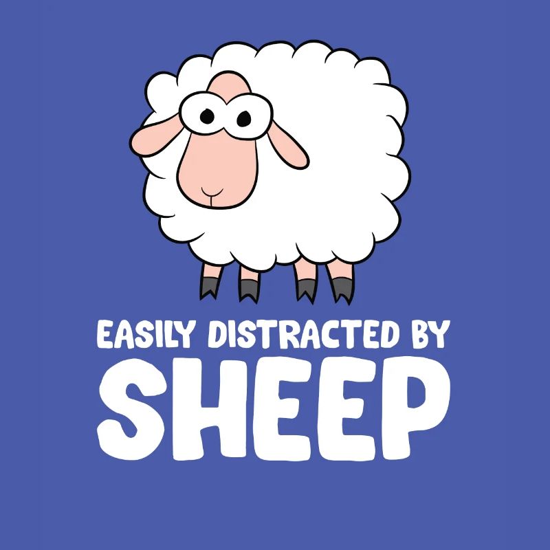 Easily Distracted By Sheep