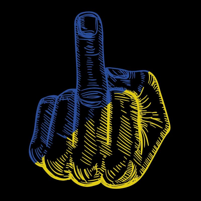 Ukraine Mittelfinger