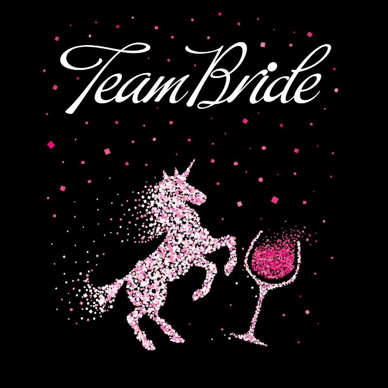 Team Bride Einhorn Junggesellenabschied