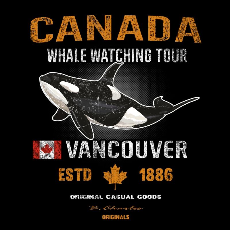 Canada Vancouver Whale Orca Gift