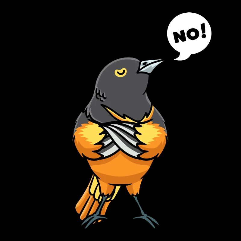 Baltimoretrupial Bird Stubborn No