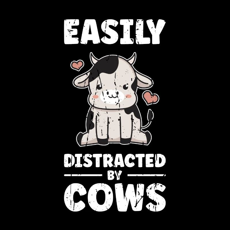 Mignon facilement distrait par les vaches - Extérieur