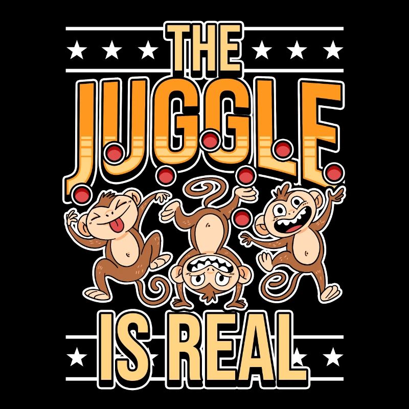 The Juggle Is Real Ringmaster Carnival Clown