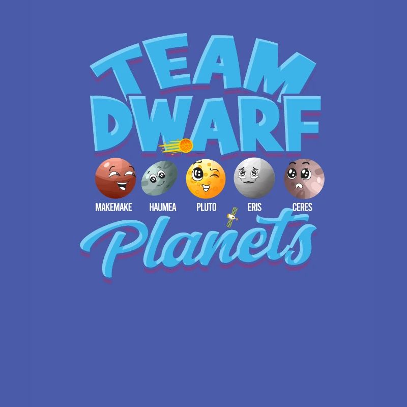 Team dwarf planets makemake haumea pluto eris -