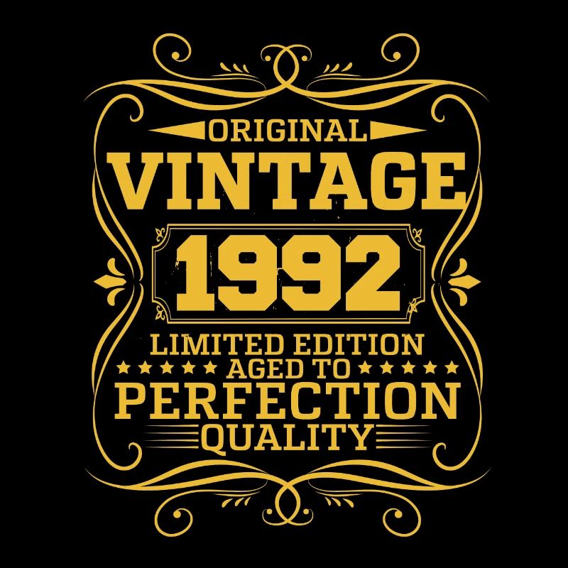 Vintage 1992 Édition Limitée Originale