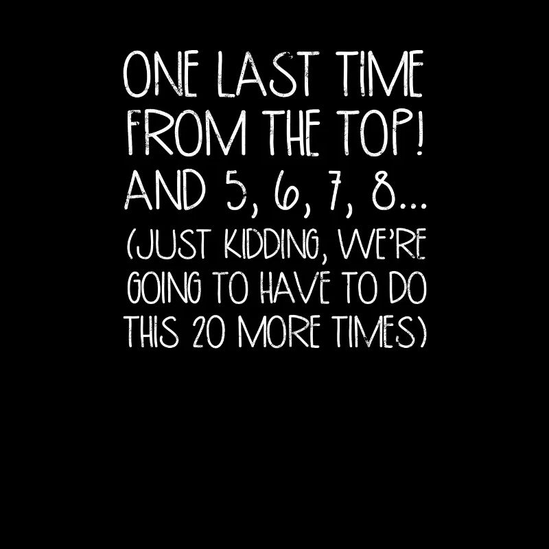 One last time from the top! And 5, 6, 7, 8…. -