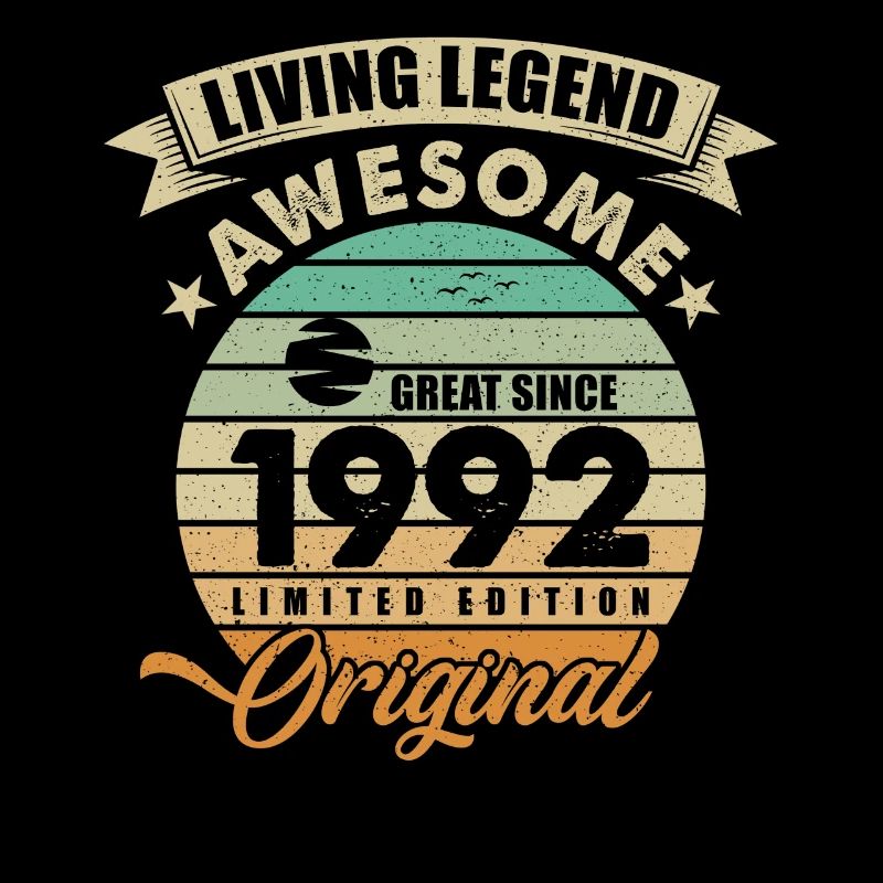 1992 Anniversaire Rétro Original