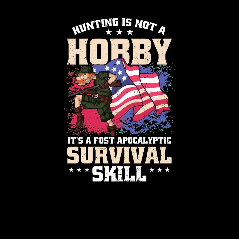 Chasse au drapeau américain pas hobby compétence de survie