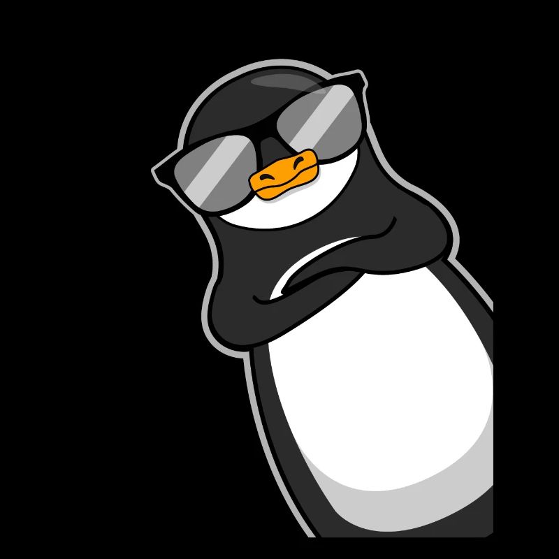 Lustiger Pinguin Mit Sonnenbrille Cooles Geschenk