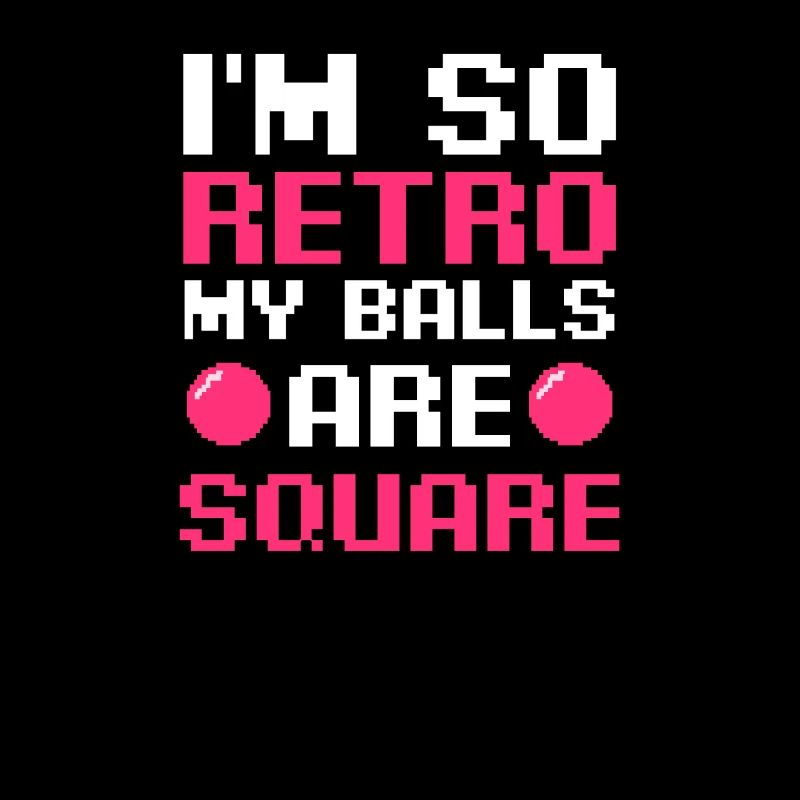 EDM Rave Techno So Retro Mes balles sont carrées