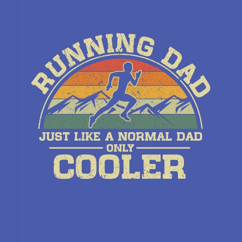 Courir papa comme un papa normal seulement plus cool