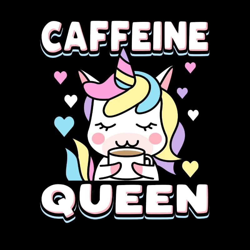 Caffeine Queen Cappuccino Drink Mrs. Unicorn