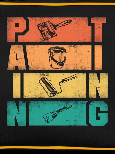 Painter Painting Silhouettes