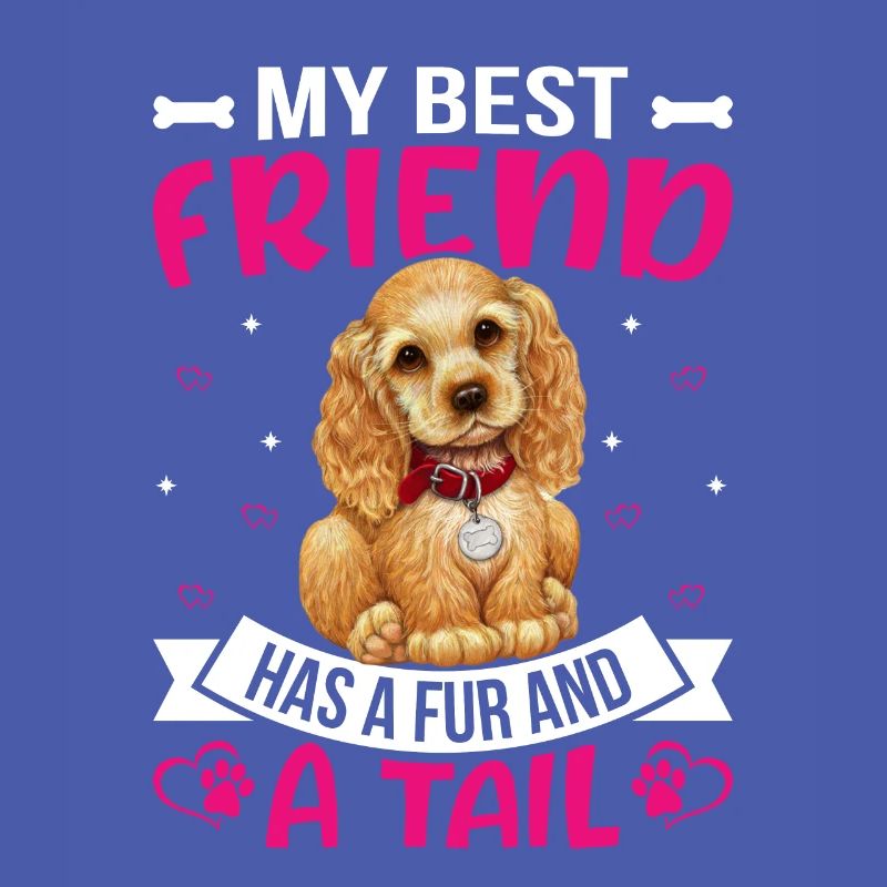 Cocker Spaniel Meilleur ami a de la fourrure et de la queue