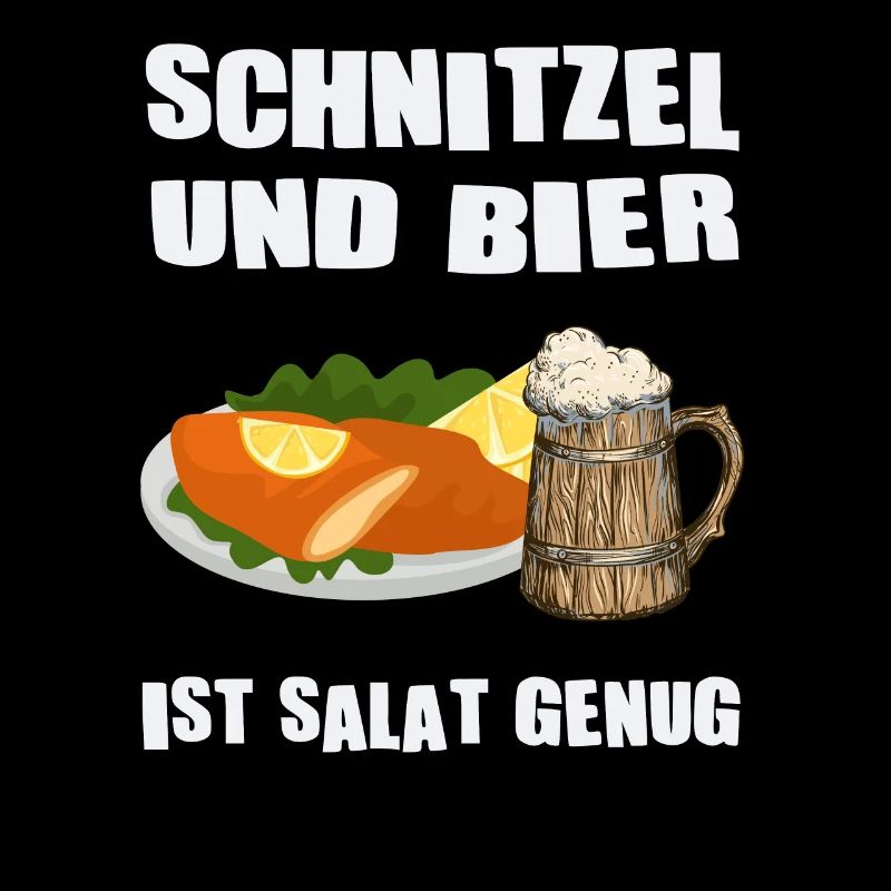 Schnitzel und Bier ist Salat genug