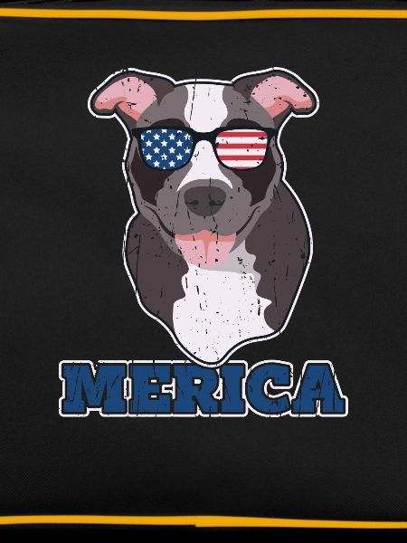 Merica - pitbull dog