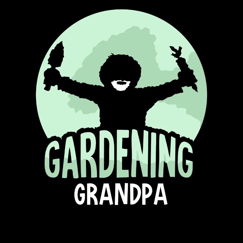 Gartenarbeit Opa Garten Großvater Gärtner